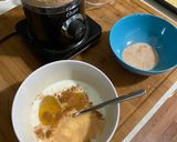 A picture of step 1 of Cinnamon Toast Crunch French Toast.
