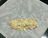 Gambar langkah 6 resipi Popia Carbonara.