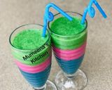A picture of step 3 of Colourful banana smoothie.