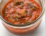 A picture of step 6 of Zucchini Parmigiana Bolognese in Microwave Jar Cooking.