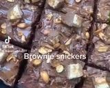 Une image de l'étape 1 de Snickers brownie.