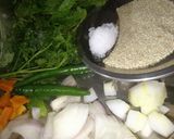 A picture of step 1 of Mint /pudina sesame seeds Chutney.