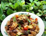 Foto langkah ke 5 dari resep Oseng Kulit Kepala Kambing.