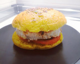 Foto del paso 2 de la receta: Hamburguesa de verduras de temporada en pan de curry y cúrcuma