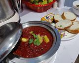 A picture of step 3 of Pav bhaji.