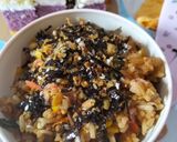 Foto langkah ke 9 dari resep Crabstick Butter Corn Fried rice (nasi goreng) | dengan jagung, wortel, pokcoy.