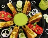A picture of step 8 of Smoked Paneer Tikka Sandwich.