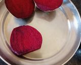 A picture of step 1 of Beetroot Raita.