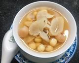 Hình bước làm 3 của món Chè Sâm bố chính Sen tươi Long nhãn