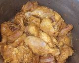A picture of step 3 of Chicken korma.