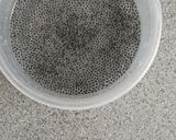 A picture of step 2 of Makhana almond sabza milk shake.
