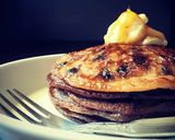 A picture of step 5 of Eggless oats banana pancakes.