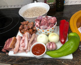 Foto del paso 2 de la receta: Judías estofadas con jamón panceta costilla y chorizo