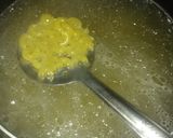 A picture of step 1 of Macroni frize with sandwiches.