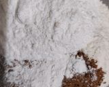 A picture of step 1 of Dates and Dry Fruits Chocolate Cake.