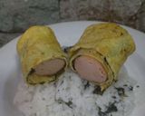 Foto langkah ke 4 dari resep Telur gulung sosis nori.