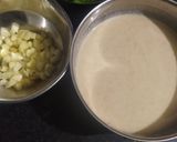 A picture of step 5 of Palak ka saag with makki ki roti and mooli ki sabzi.