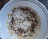 A picture of step 2 of Boondi raita.