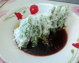 Foto langkah ke 4 dari resep Lopis pandan saus kinca aren.