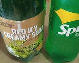 A picture of step 1 of Ice cream soda.
