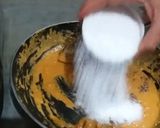 A picture of step 6 of Besan ladoo.