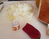 A picture of step 1 of My Hot Chilli Chicken in Sauce. 😉.