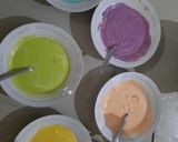 Foto langkah ke 4 dari resep Rainbow steamed cake.