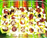 Foto del paso 5 de la receta: Zapallito italiano con embutidos y queso de cabra