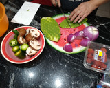 Foto del paso 1 de la receta: Brochetas mar y tierra