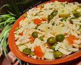 Une image de l'étape 6 de Orzo aux légumes 🥣.
