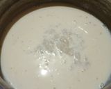 A picture of step 5 of Sitafal basundi.