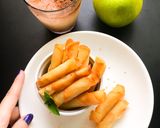 Hình bước làm 9 của món Bánh ốc quế nướng chảo