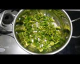 A picture of step 2 of Bell pepper / Shimla mirch ki besan wali sabji.