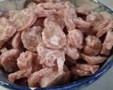 A picture of step 1 of Fava Bean and Sausage Empanada.