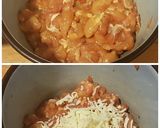 Foto del paso 3 de la receta Tempurburguesa de pollo, champiñones y mozzarella con guarnición