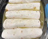 A picture of step 8 of Chicken Poblano Enchiladas with Green Sauce.