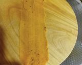 A picture of step 4 of Fafda With besan chutney.
