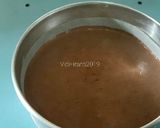 Foto langkah ke 9 dari resep Dome Chocolate Cake with Milk Cream.