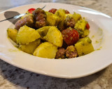 Foto del paso 6 de la receta: Ensalada de patata al pesto con salchichas