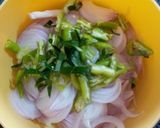 A picture of step 1 of Onion Pakoda (South Indian Crunchy and Light Pakodas).