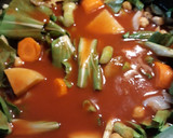 A picture of step 6 of V-8 Soup Batch 8.