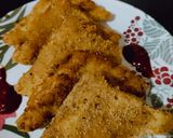 A picture of step 4 of Chicken bread parcels.