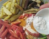 A picture of step 8 of Tawa fry vegetables.