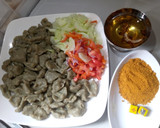 A picture of step 3 of DANWAKE(BEANS DUMPLING).