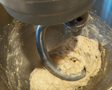 A picture of step 2 of Lazy Sourdough Pizza Crusts.