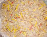 A picture of step 12 of Dashishi (Arabian food using wheat).