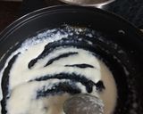 A picture of step 1 of Bread ghevar.