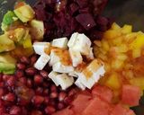 A picture of step 2 of My Fruity mixed Salad 😘.