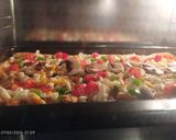 عکس مرحله 9 از دستور پیتزای مرغ و قارچ