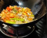 A picture of step 5 of Dhaba style spicy mixed dal (with and without egg).